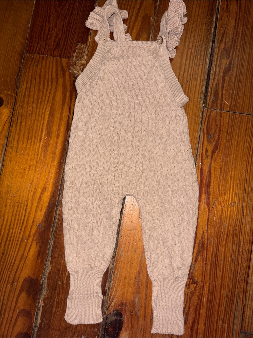 Mebie Baby Knit One-Piece Overalls